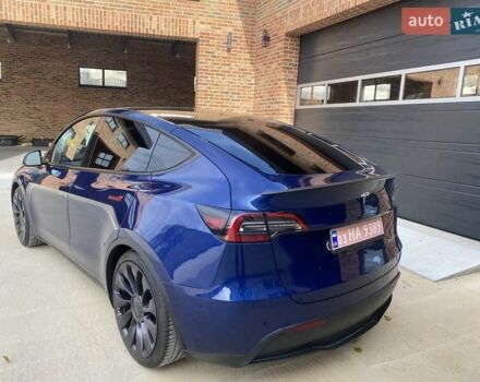 Синий Тесла Model Y, объемом двигателя 0 л и пробегом 24 тыс. км за 26900 $, фото 8 на Automoto.ua