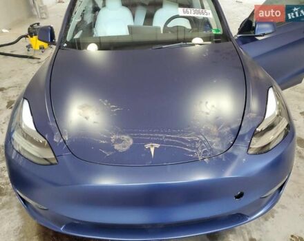 Синий Тесла Model Y, объемом двигателя 0 л и пробегом 23 тыс. км за 23000 $, фото 10 на Automoto.ua