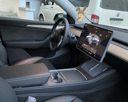 Синий Тесла Model Y, объемом двигателя 0 л и пробегом 15 тыс. км за 28200 $, фото 23 на Automoto.ua