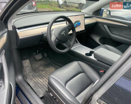 Синий Тесла Model Y, объемом двигателя 0 л и пробегом 41 тыс. км за 28500 $, фото 10 на Automoto.ua
