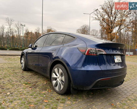 Синий Тесла Model Y, объемом двигателя 0 л и пробегом 46 тыс. км за 31900 $, фото 6 на Automoto.ua