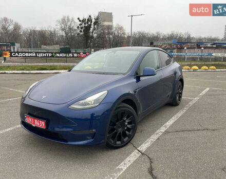 Синій Тесла Model Y, об'ємом двигуна 0 л та пробігом 35 тис. км за 34500 $, фото 1 на Automoto.ua