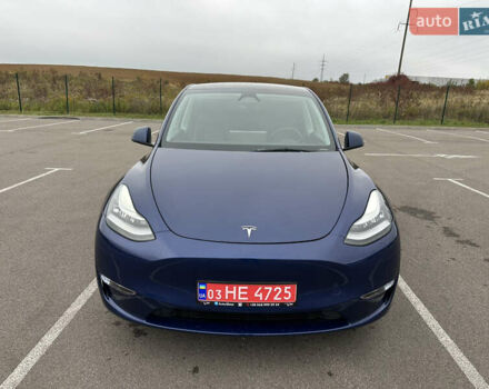 Синій Тесла Model Y, об'ємом двигуна 0 л та пробігом 81 тис. км за 25500 $, фото 2 на Automoto.ua
