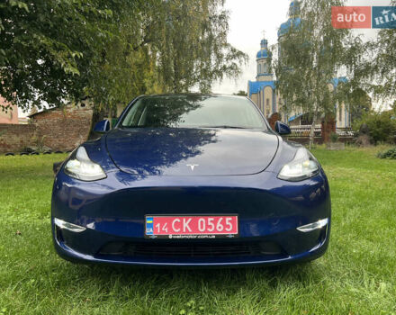 Синий Тесла Model Y, объемом двигателя 0 л и пробегом 37 тыс. км за 27270 $, фото 20 на Automoto.ua