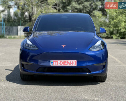 Синий Тесла Model Y, объемом двигателя 0 л и пробегом 9 тыс. км за 29999 $, фото 12 на Automoto.ua