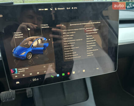 Синий Тесла Model Y, объемом двигателя 0 л и пробегом 47 тыс. км за 32000 $, фото 22 на Automoto.ua
