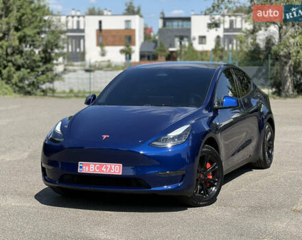 Синий Тесла Model Y, объемом двигателя 0 л и пробегом 9 тыс. км за 29999 $, фото 11 на Automoto.ua