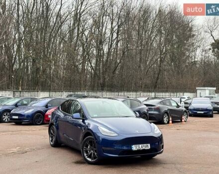 Синій Тесла Model Y, об'ємом двигуна 0 л та пробігом 5 тис. км за 35999 $, фото 1 на Automoto.ua