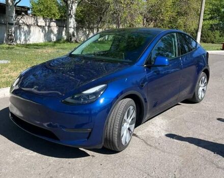 Синий Тесла Model Y, объемом двигателя 0 л и пробегом 19 тыс. км за 33900 $, фото 16 на Automoto.ua