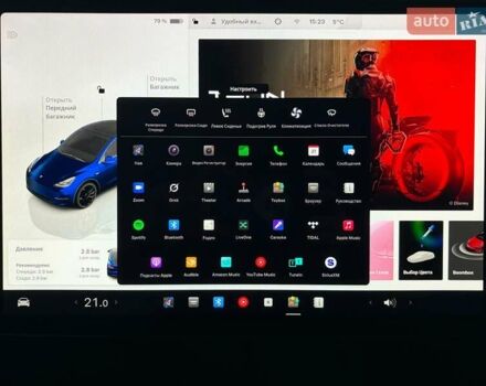 Синий Тесла Model Y, объемом двигателя 0 л и пробегом 19 тыс. км за 33900 $, фото 17 на Automoto.ua