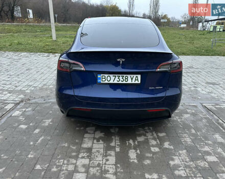 Синий Тесла Model Y, объемом двигателя 0 л и пробегом 47 тыс. км за 32000 $, фото 3 на Automoto.ua