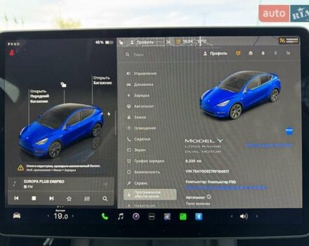 Синий Тесла Model Y, объемом двигателя 0 л и пробегом 8 тыс. км за 31900 $, фото 18 на Automoto.ua