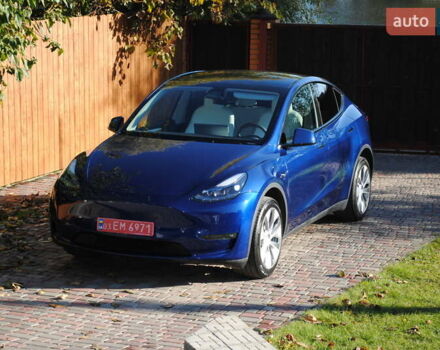 Синій Тесла Model Y, об'ємом двигуна 0 л та пробігом 24 тис. км за 26400 $, фото 3 на Automoto.ua