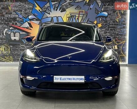 Синий Тесла Model Y, объемом двигателя 0 л и пробегом 8 тыс. км за 34199 $, фото 4 на Automoto.ua