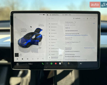 Синий Тесла Model Y, объемом двигателя 0 л и пробегом 10 тыс. км за 32500 $, фото 30 на Automoto.ua