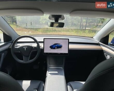 Синий Тесла Model Y, объемом двигателя 0 л и пробегом 24 тыс. км за 38800 $, фото 26 на Automoto.ua