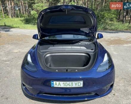Синий Тесла Model Y, объемом двигателя 0 л и пробегом 24 тыс. км за 38800 $, фото 14 на Automoto.ua