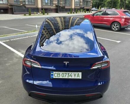 Синий Тесла Model Y, объемом двигателя 0 л и пробегом 5 тыс. км за 35000 $, фото 11 на Automoto.ua