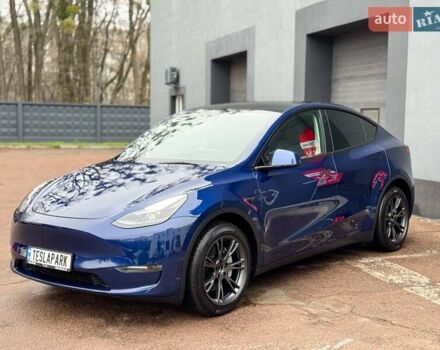 Синій Тесла Model Y, об'ємом двигуна 0 л та пробігом 5 тис. км за 35999 $, фото 3 на Automoto.ua