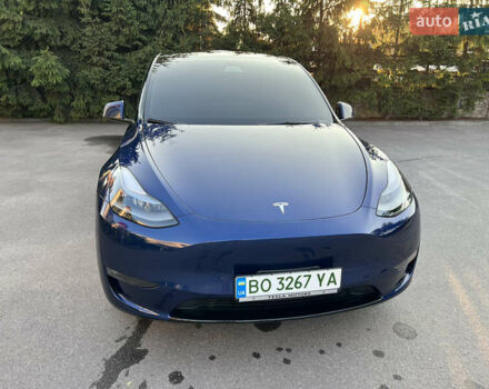 Синий Тесла Model Y, объемом двигателя 0 л и пробегом 13 тыс. км за 29500 $, фото 3 на Automoto.ua