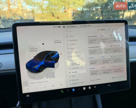 Синій Тесла Model Y, об'ємом двигуна 0 л та пробігом 1 тис. км за 34500 $, фото 33 на Automoto.ua