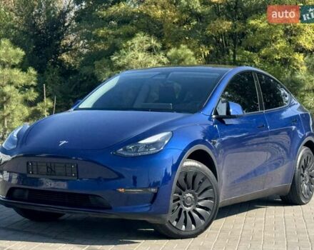 Синий Тесла Model Y, объемом двигателя 0 л и пробегом 18 тыс. км за 31499 $, фото 4 на Automoto.ua