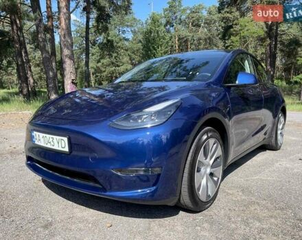 Синий Тесла Model Y, объемом двигателя 0 л и пробегом 24 тыс. км за 38800 $, фото 2 на Automoto.ua