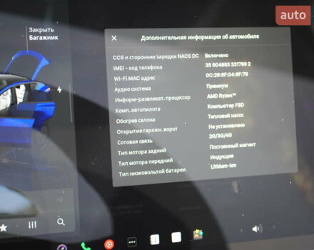Синій Тесла Model Y, об'ємом двигуна 0 л та пробігом 24 тис. км за 26400 $, фото 36 на Automoto.ua