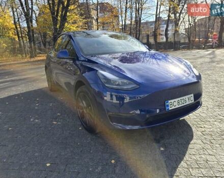 Синій Тесла Model Y, об'ємом двигуна 0 л та пробігом 5 тис. км за 35000 $, фото 1 на Automoto.ua