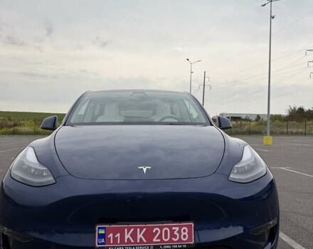 Синий Тесла Model Y, объемом двигателя 0 л и пробегом 7 тыс. км за 34900 $, фото 2 на Automoto.ua