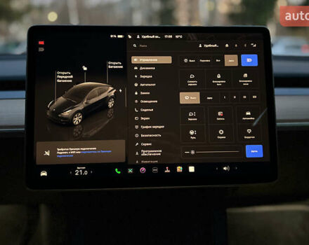 Синий Тесла Model Y, объемом двигателя 0 л и пробегом 24 тыс. км за 33850 $, фото 12 на Automoto.ua