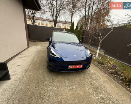 Синий Тесла Model Y, объемом двигателя 0 л и пробегом 9 тыс. км за 26900 $, фото 3 на Automoto.ua