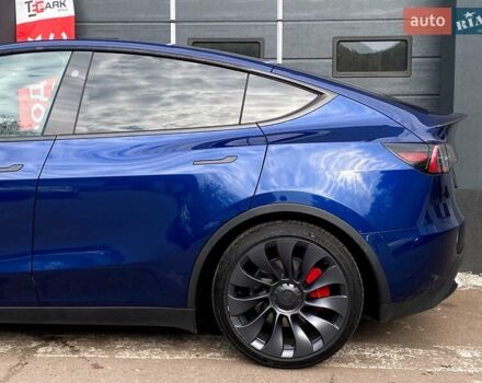Синий Тесла Model Y, объемом двигателя 0 л и пробегом 16 тыс. км за 36999 $, фото 6 на Automoto.ua