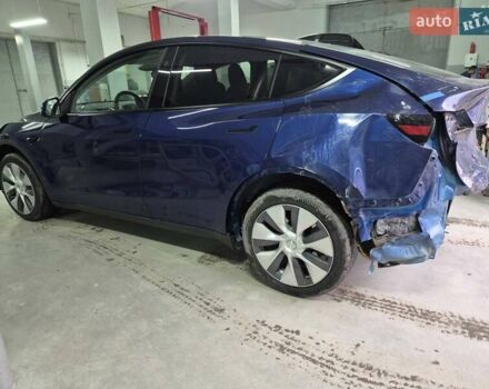 Синий Тесла Model Y, объемом двигателя 0 л и пробегом 44 тыс. км за 25000 $, фото 5 на Automoto.ua