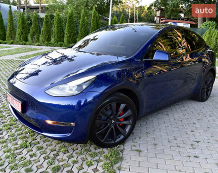 Синий Тесла Model Y, объемом двигателя 0 л и пробегом 7 тыс. км за 33500 $, фото 4 на Automoto.ua