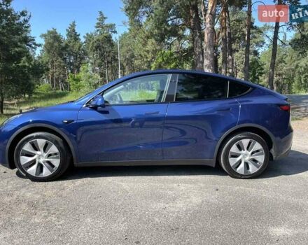 Синий Тесла Model Y, объемом двигателя 0 л и пробегом 24 тыс. км за 38800 $, фото 4 на Automoto.ua