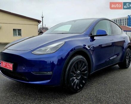 Синій Тесла Model Y, об'ємом двигуна 0 л та пробігом 13 тис. км за 28500 $, фото 1 на Automoto.ua