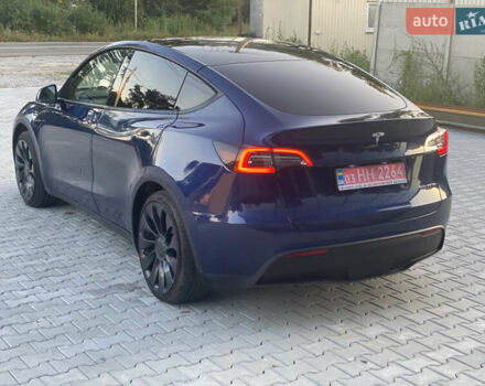 Синий Тесла Model Y, объемом двигателя 0 л и пробегом 27 тыс. км за 26500 $, фото 5 на Automoto.ua