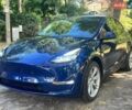 Синий Тесла Model Y, объемом двигателя 0 л и пробегом 40 тыс. км за 28490 $, фото 1 на Automoto.ua