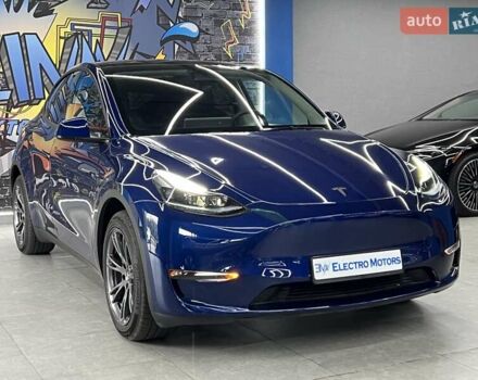 Синий Тесла Model Y, объемом двигателя 0 л и пробегом 8 тыс. км за 34199 $, фото 8 на Automoto.ua