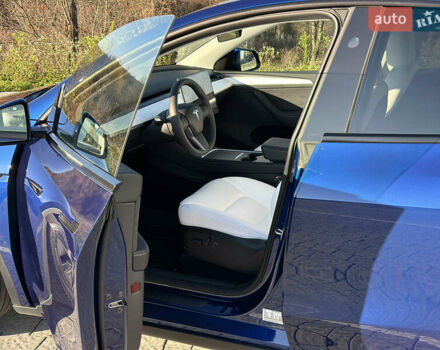 Синий Тесла Model Y, объемом двигателя 0 л и пробегом 10 тыс. км за 32500 $, фото 54 на Automoto.ua