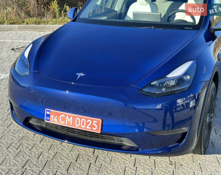 Синий Тесла Model Y, объемом двигателя 0 л и пробегом 10 тыс. км за 32500 $, фото 20 на Automoto.ua