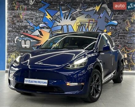 Синий Тесла Model Y, объемом двигателя 0 л и пробегом 8 тыс. км за 34199 $, фото 1 на Automoto.ua