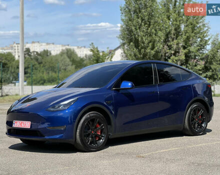 Синий Тесла Model Y, объемом двигателя 0 л и пробегом 9 тыс. км за 29999 $, фото 1 на Automoto.ua