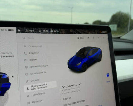 Синий Тесла Model Y, объемом двигателя 0 л и пробегом 7 тыс. км за 34900 $, фото 47 на Automoto.ua