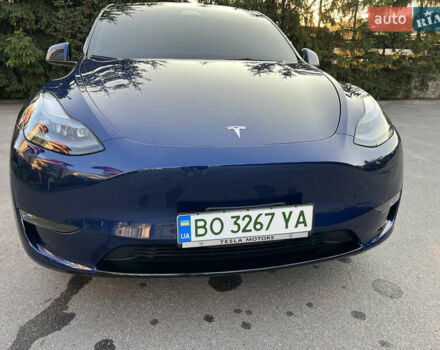 Синий Тесла Model Y, объемом двигателя 0 л и пробегом 13 тыс. км за 29500 $, фото 15 на Automoto.ua