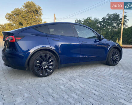 Синий Тесла Model Y, объемом двигателя 0 л и пробегом 27 тыс. км за 26500 $, фото 12 на Automoto.ua