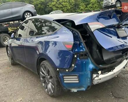 Синий Тесла Model Y, объемом двигателя 0 л и пробегом 5 тыс. км за 30500 $, фото 5 на Automoto.ua
