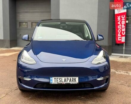 Синій Тесла Model Y, об'ємом двигуна 0 л та пробігом 5 тис. км за 35999 $, фото 2 на Automoto.ua