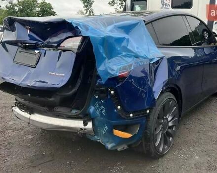 Синий Тесла Model Y, объемом двигателя 0 л и пробегом 5 тыс. км за 30500 $, фото 4 на Automoto.ua